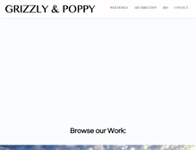 Tablet Screenshot of grizzlypoppy.com